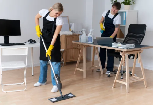 Nettoyage de bureau professionnel à Hymont